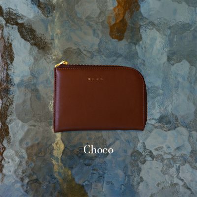 ELARA Choco Wallet - KLUG Dompet Harian Panjang Resleting YKK Recycled Vegan Leather