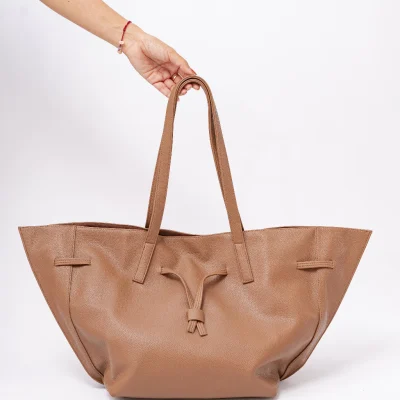 CERES Caramel Tote Bag - KLUG Tas Wanita Kerja Recycled Vegan Leather